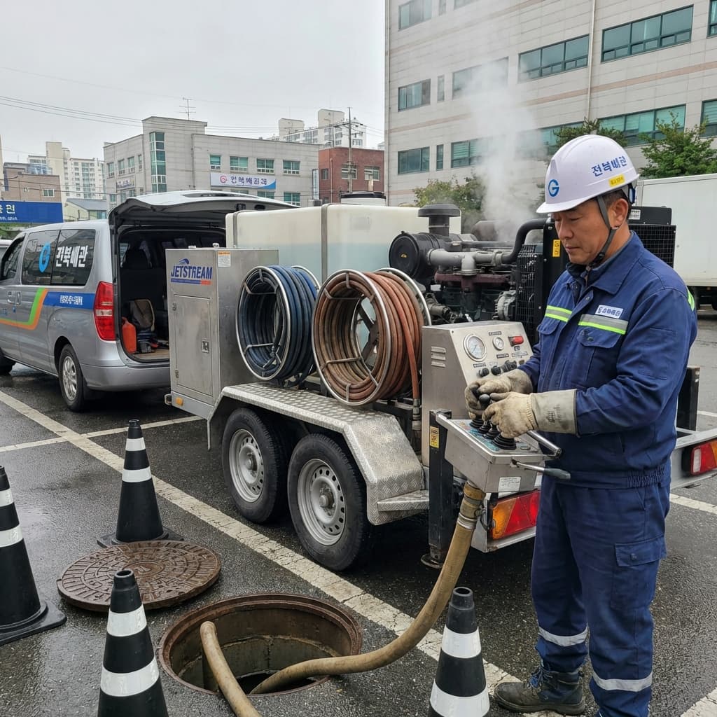 하수도 고압세척 전문