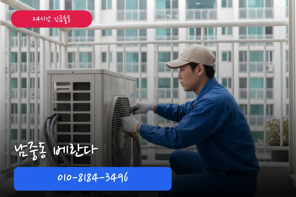 남중동 베란다 에어컨세척 비용, 실제 현장 견적 총정리