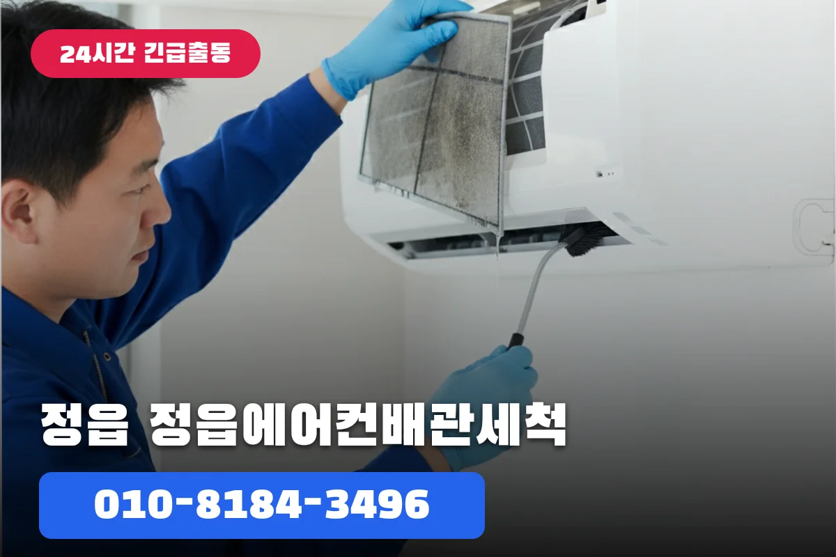 정읍에어컨배관세척 상가 정찰제 후기