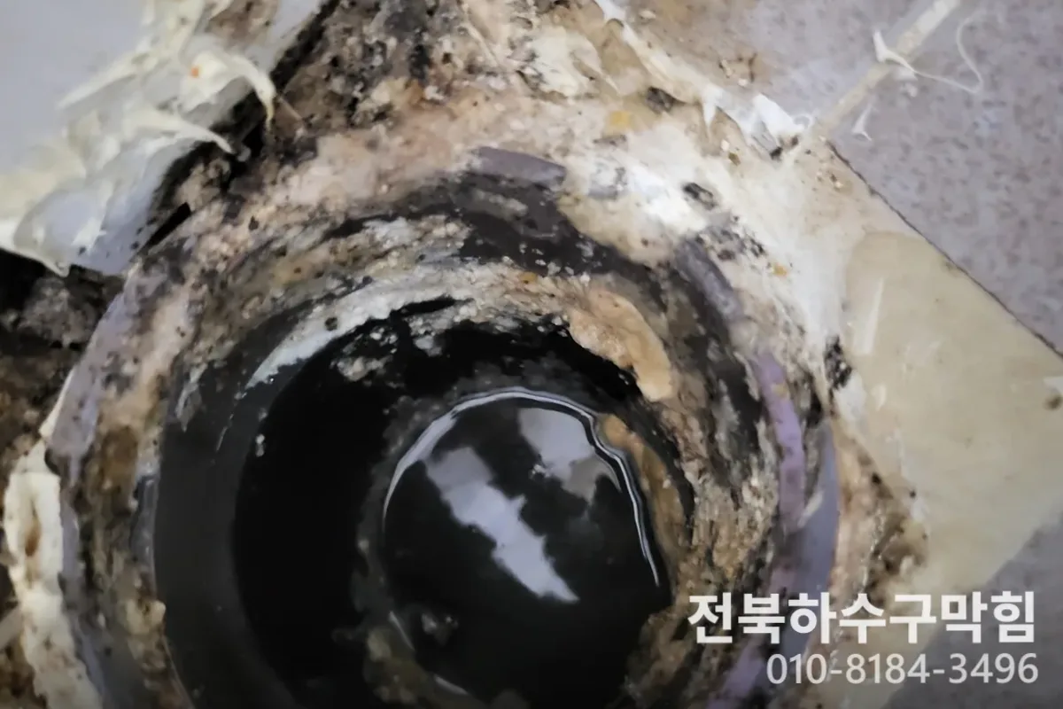전주시 삼천동 배수구막힘 배수구청소 작업 전 배관 상태 진단 (100)