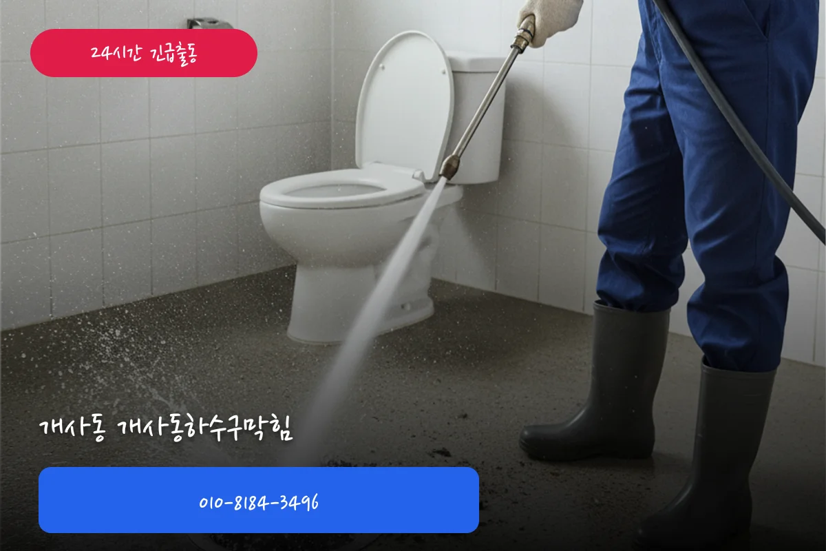 개사동하수구막힘 전문장비로 즉시 해결