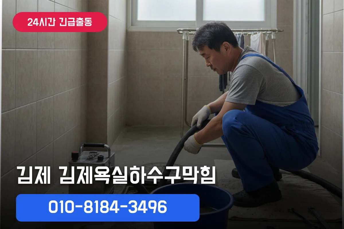 김제욕실하수구막힘 해결하며 하수구잘하는곳도 함께 살펴본 후기