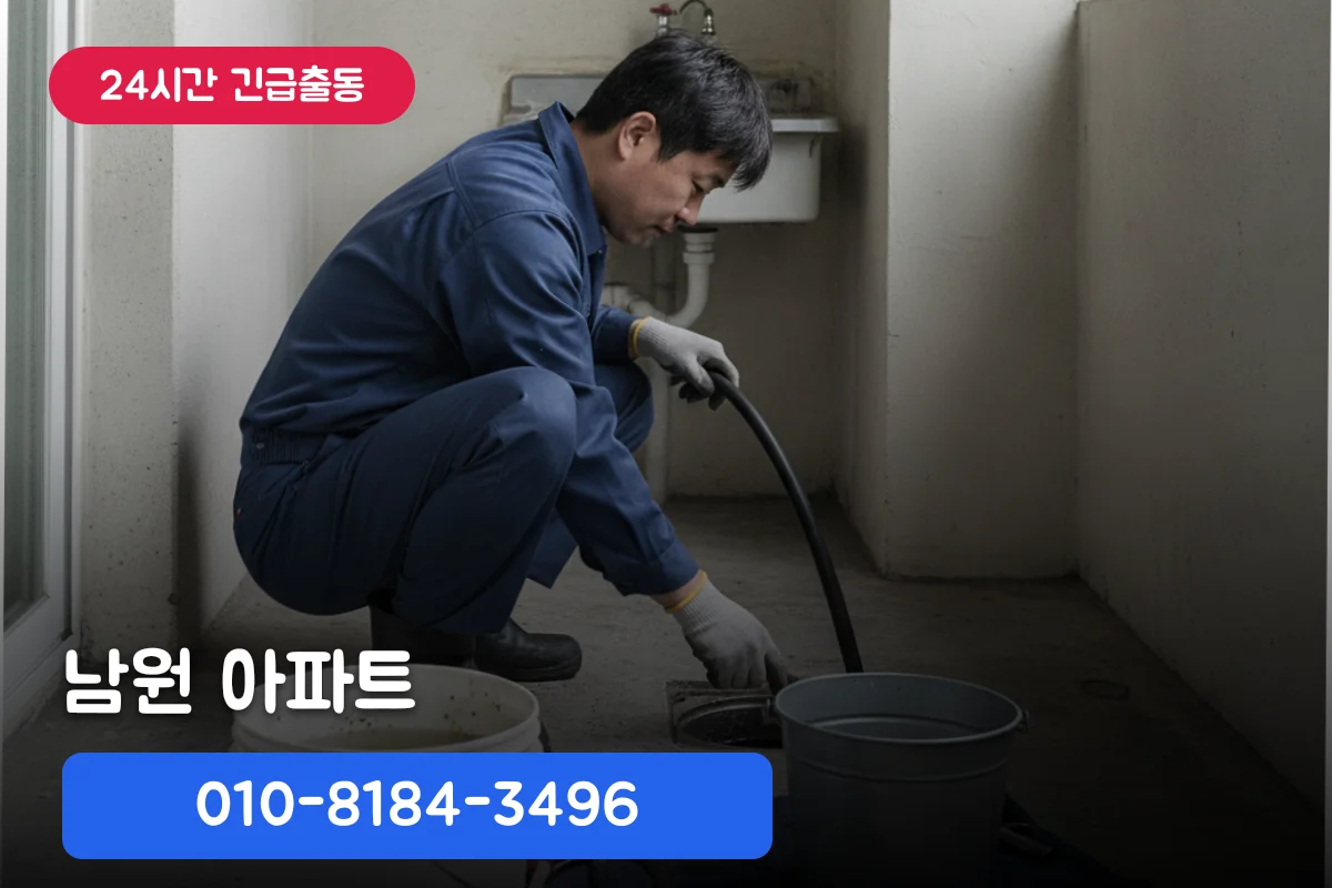 남원 아파트 하수구뚫음 요금 수리 비교, 겨울철 막힘 원인과 예방 방법