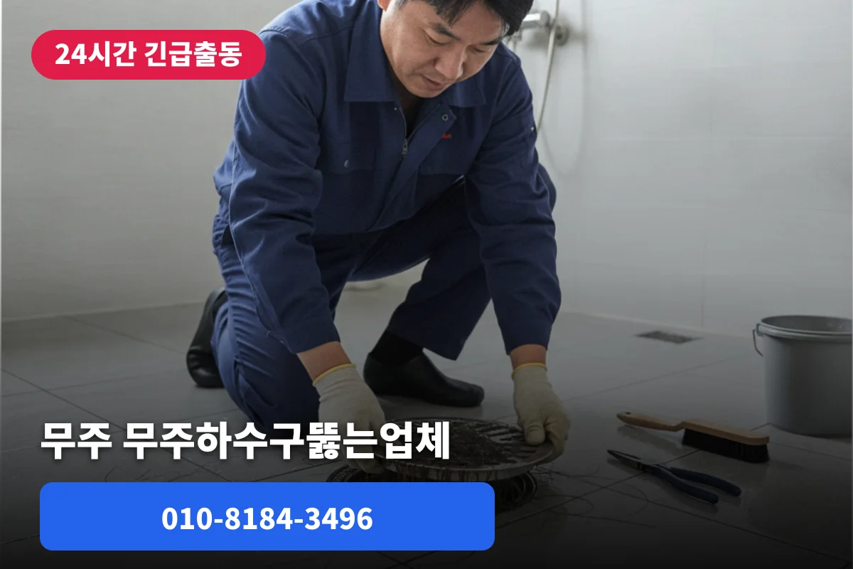 무주하수구뚫는업체 비용 실제 견적표