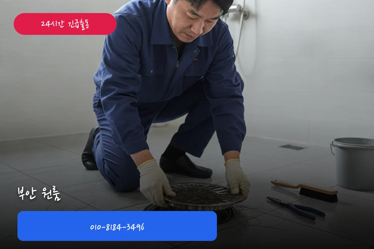 부안 원룸 하수구뚫는곳 수리 사례 | 막힘 원인 분석 및 예방 방법