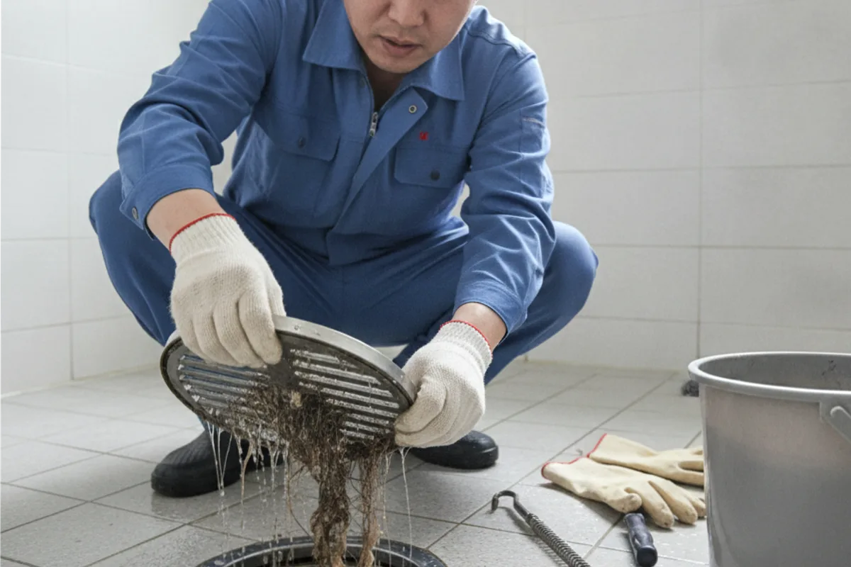 부안군 하수구막힘 하수구청소 전문 장비 투입 작업 중 (30분)