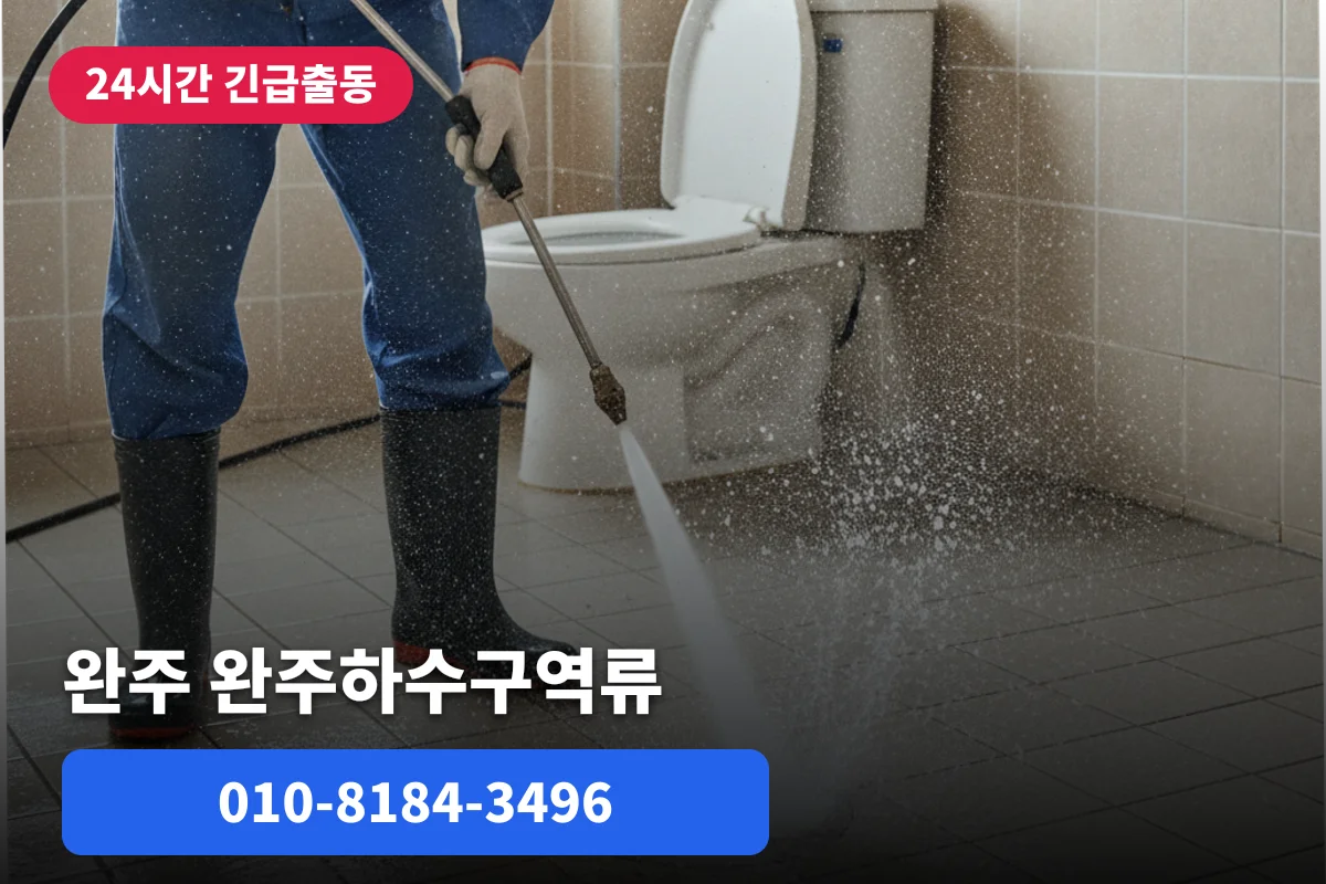 완주하수구역류 원룸 정찰제 후기