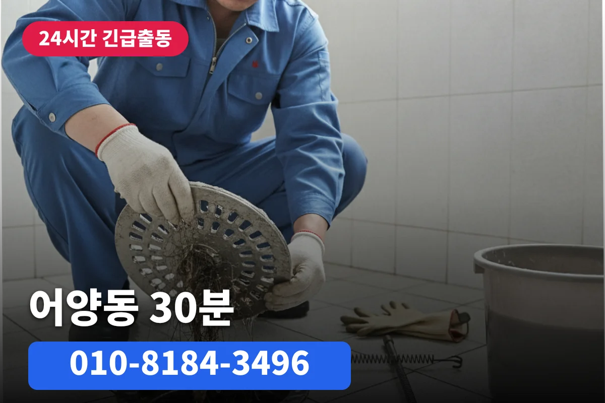 어양동 상가 하수구뚫음 비용, 막힘 원인과 30분 출장 후기