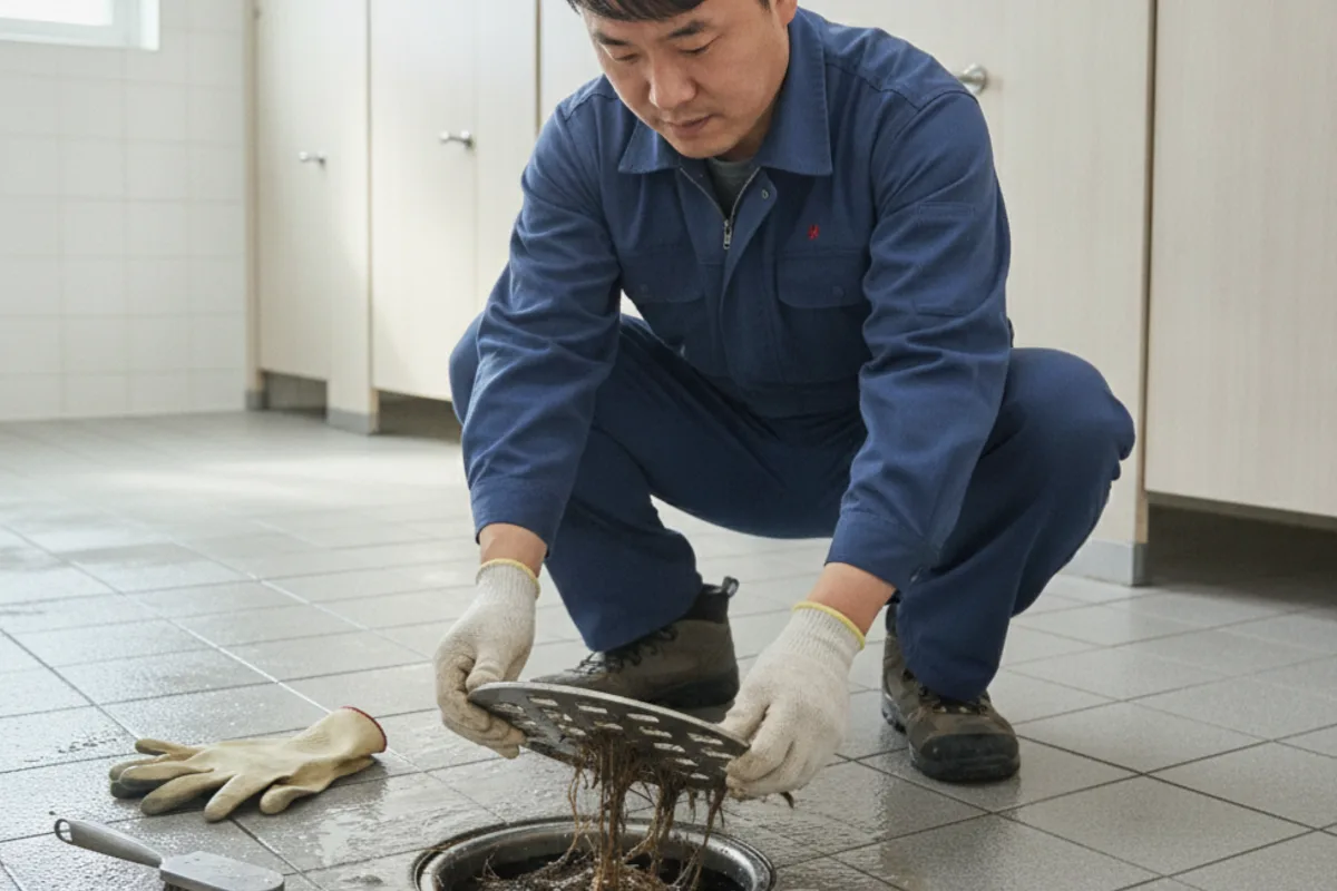 익산시 어양동 하수구막힘 화장실하수구냄새 작업 전 배관 상태 진단 (30분)