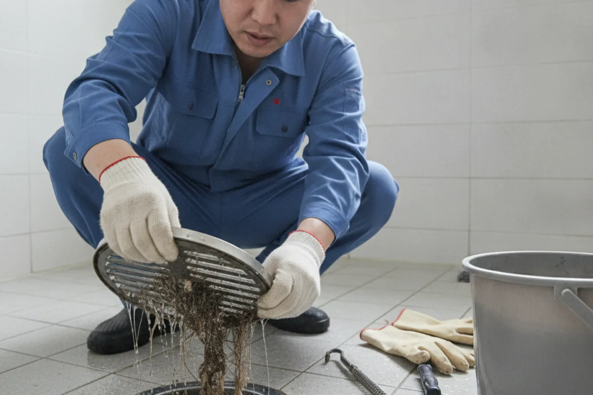 익산시 어양동 하수구막힘 화장실하수구냄새 전문 장비 투입 작업 중 (30분)
