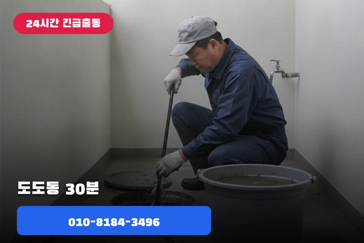 도도동하수구막힘 30분 출동 | 전주