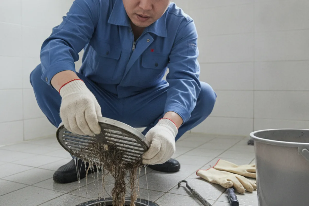 전주시 삼천동 하수구막힘 하수구뚫어주는곳 전문 장비 투입 작업 중 (여름철)