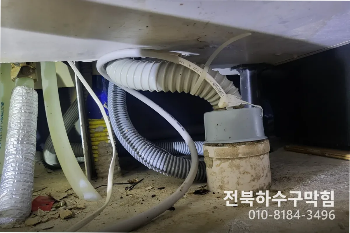 전주시 송천동 하수구막힘 하수구저렴한곳 작업 완료 후 정상 배수 확인 (15년)