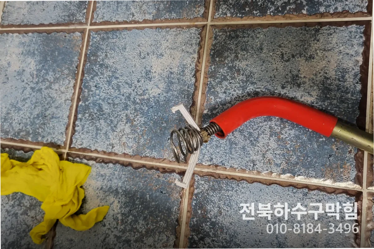 전주시 효자동 하수구막힘 작업 전 배관 상태 진단 (15년)