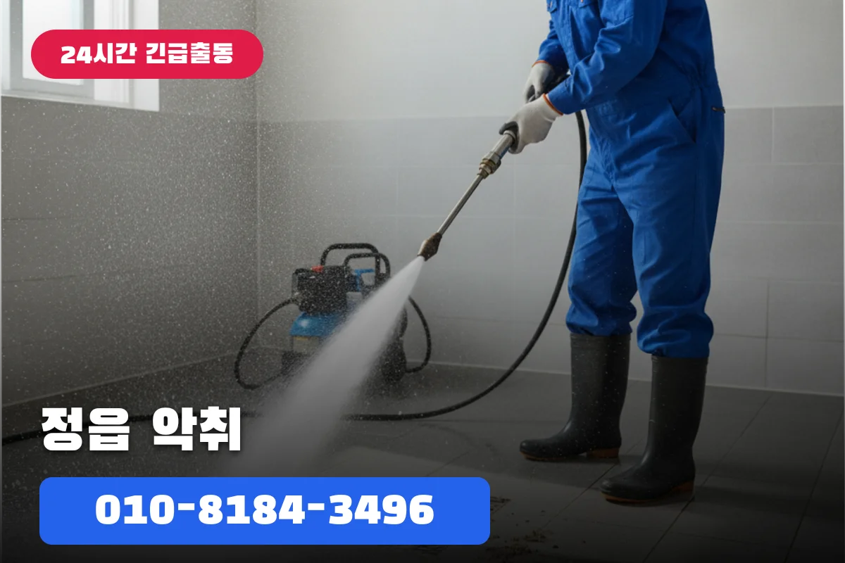 악취 자주 생기면, 정읍하수구막힘업체 원인부터 점검