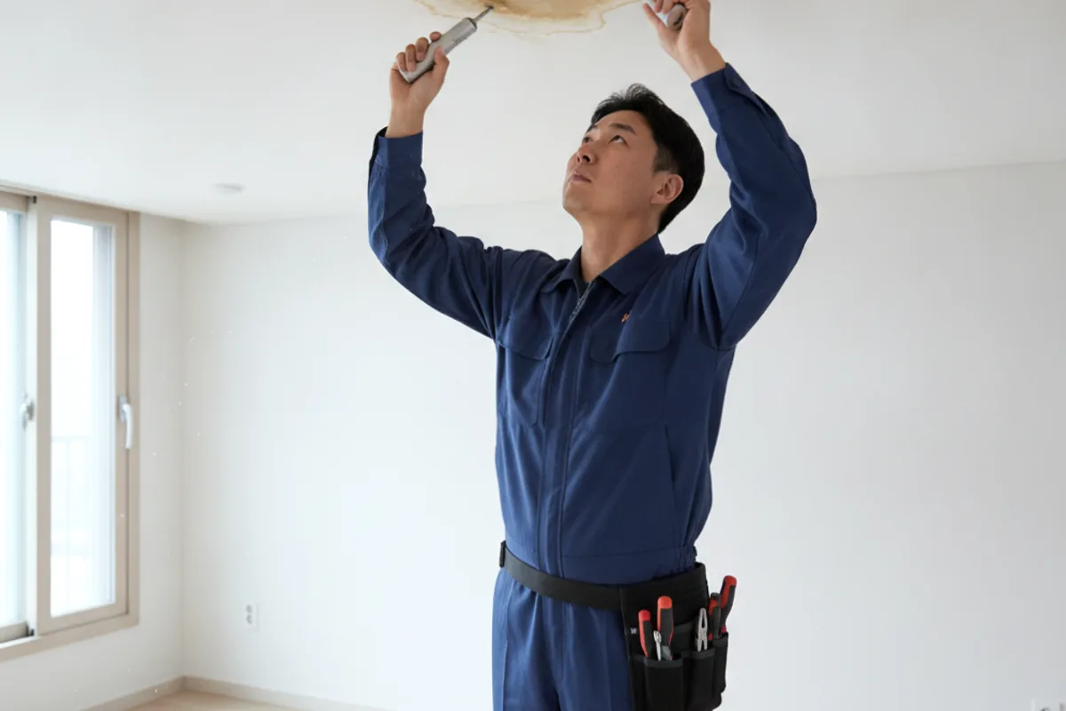 군산시 미룡동 누수탐지 우수관누수 작업 완료 후 정상 배수 확인 (1시간)