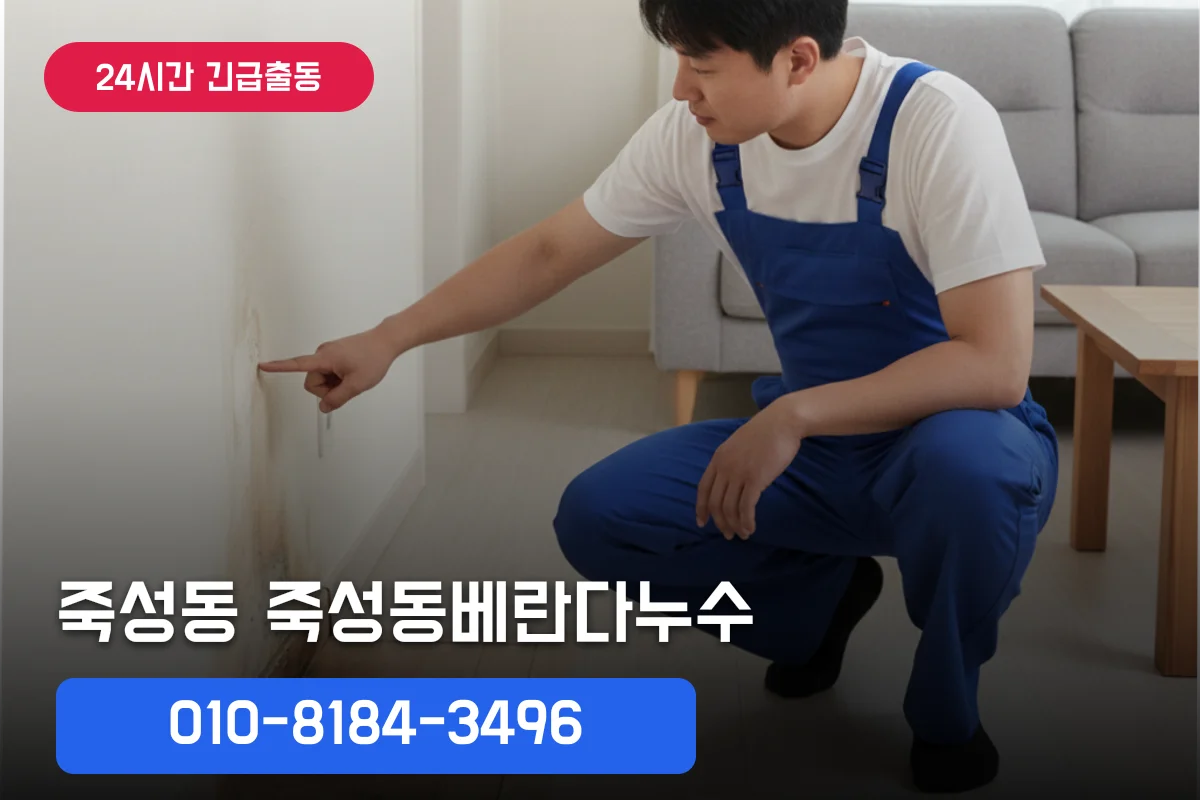 죽성동베란다누수 그냥 두면 수리비 눈덩이