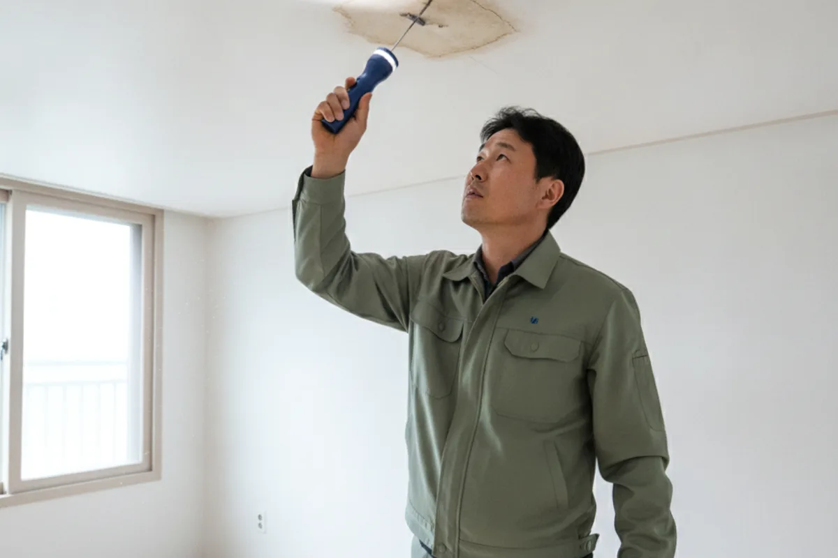 익산시 영등동 누수탐지 누수공사업체 작업 전 배관 상태 진단 (30분)