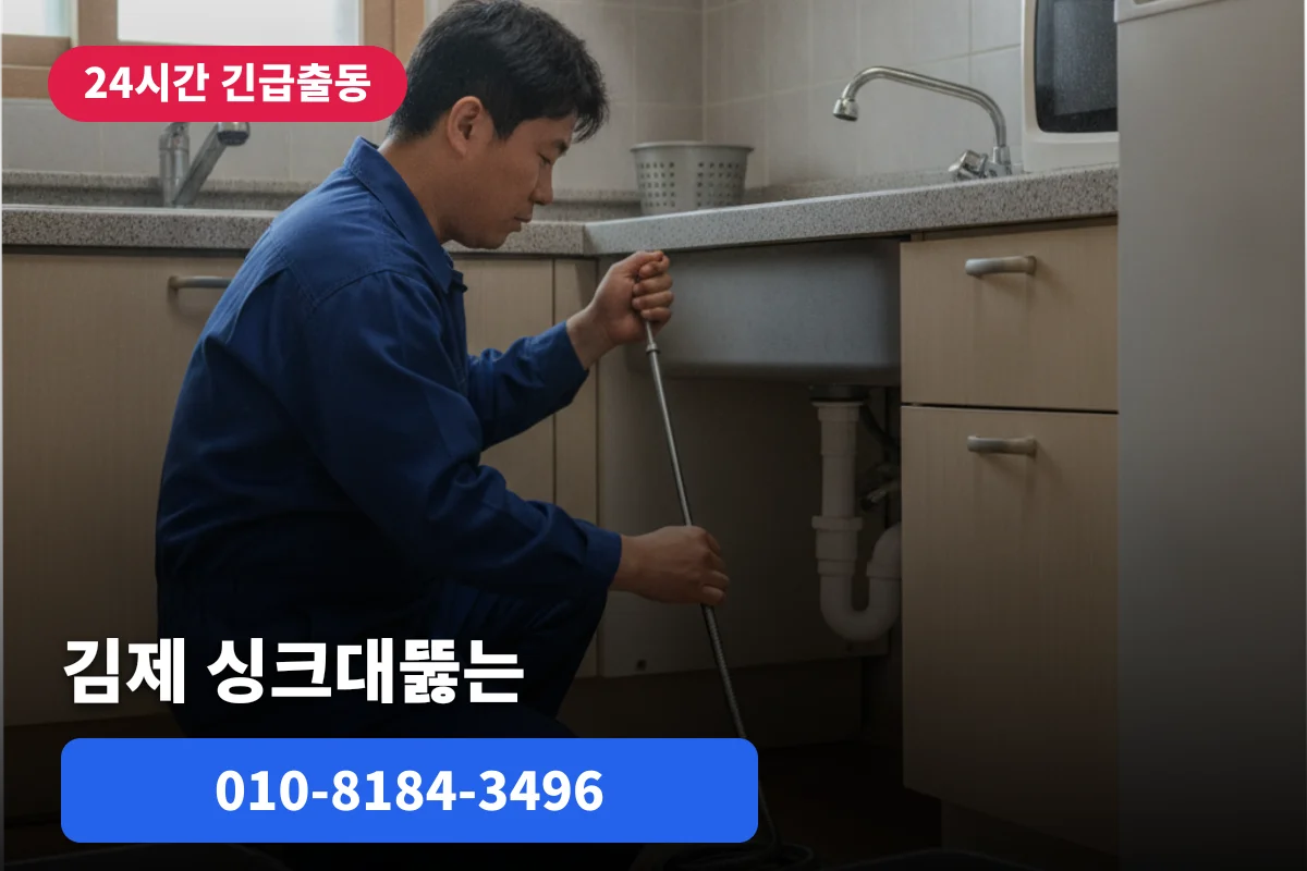 김제 싱크대뚫는 비용 빌라 정찰제 후기