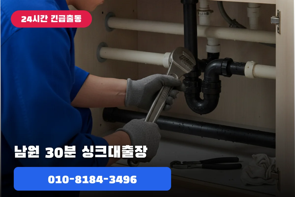 남원싱크대뚫는법, 30분 안에 막힘 해결하는 추천 방법