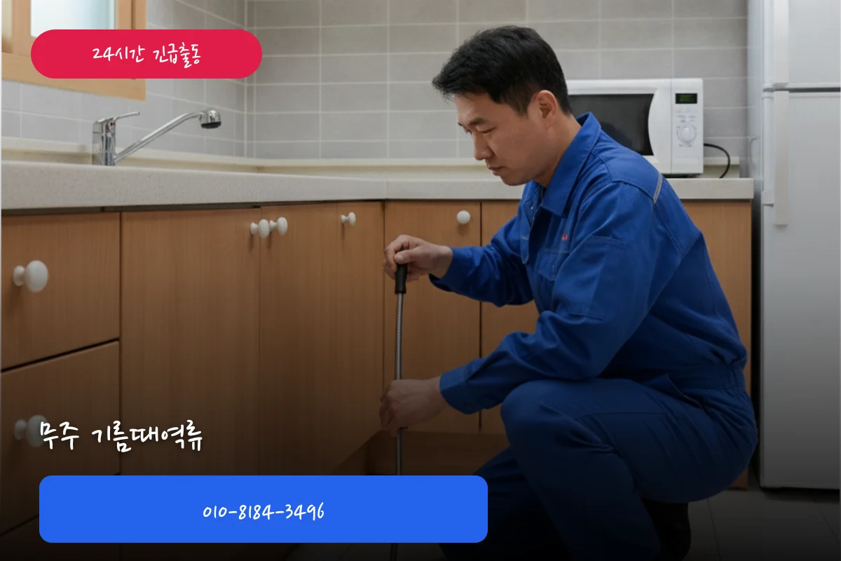 무주싱크대뚫는법 시공 현장