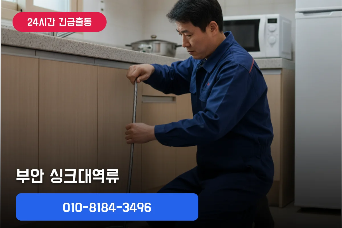 부안 싱크대역류 싱크대막힘 수리비