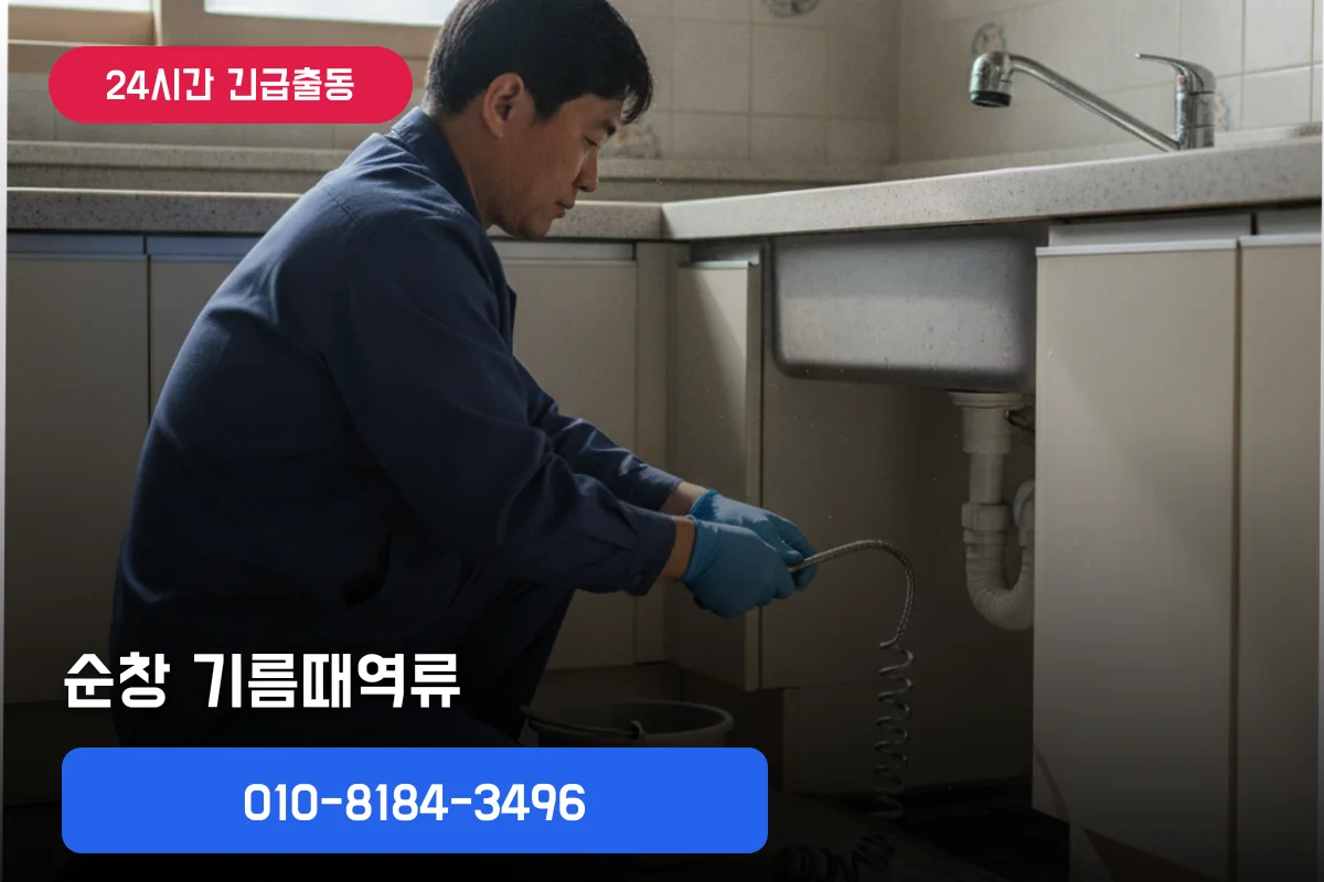 기름때역류 자주 생기면, 순창싱크대출장 원인부터 점검