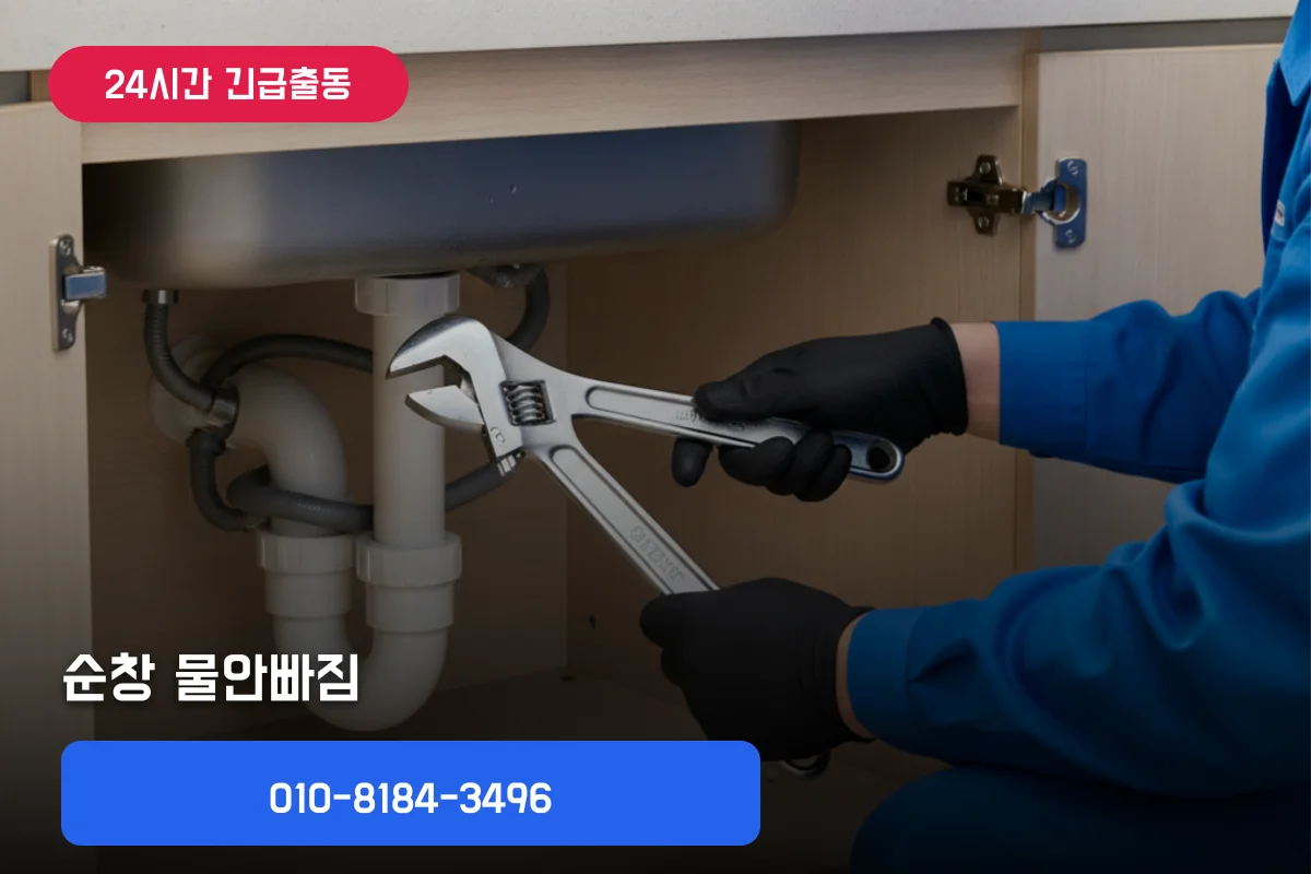 물안빠짐 방치했던 순창씽크대냄새, 이렇게 해결