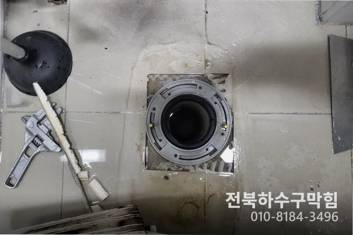 익산시 인화동 싱크대막힘 작업 전 배관 상태 진단 (싱크대역류)