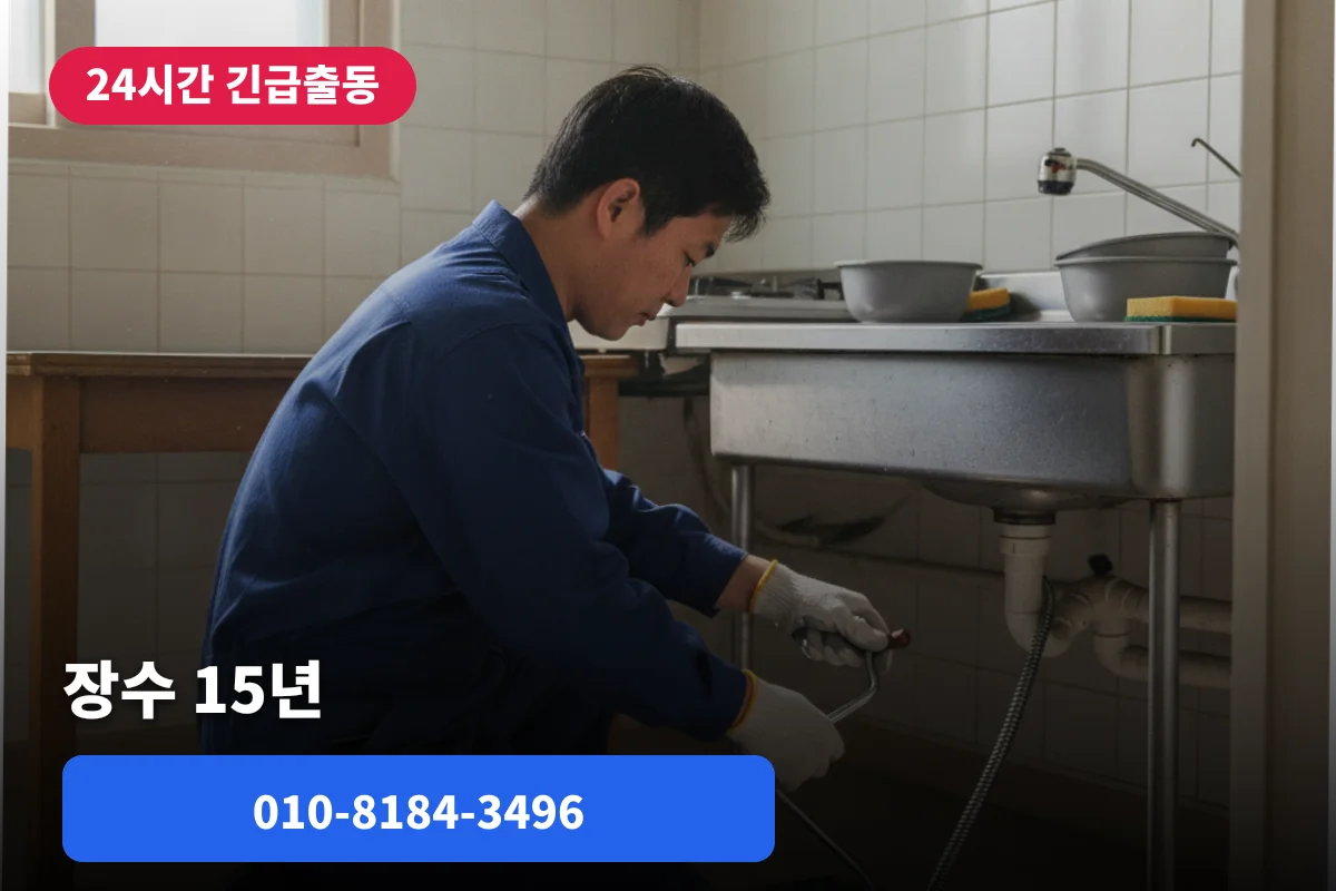 장수 주방 싱크대막힘, 15년 경력 전문가의 실제 해결 방법 안내