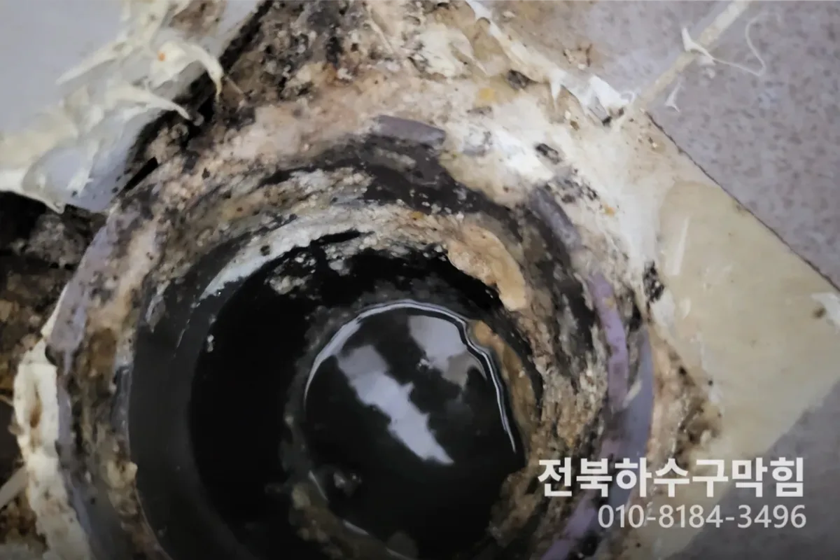 전주시 삼천동 싱크대막힘 작업 전 배관 상태 진단 (싱크대막혔을때)