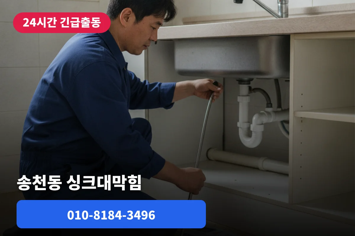 송천동싱크대수리비용 급하게 겪을