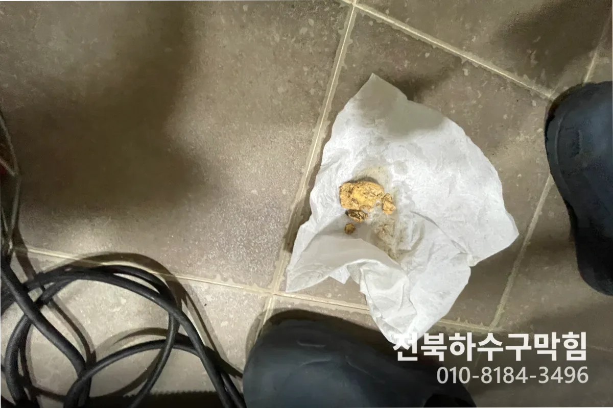 완주군 변기막힘 전문 장비 투입 작업 중 (30분)