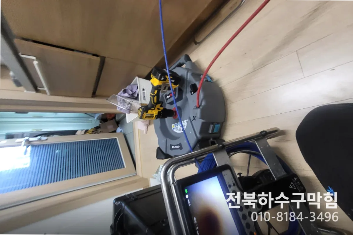 익산시 모현동 변기막힘 작업 전 배관 상태 진단 (변기탈거비용)