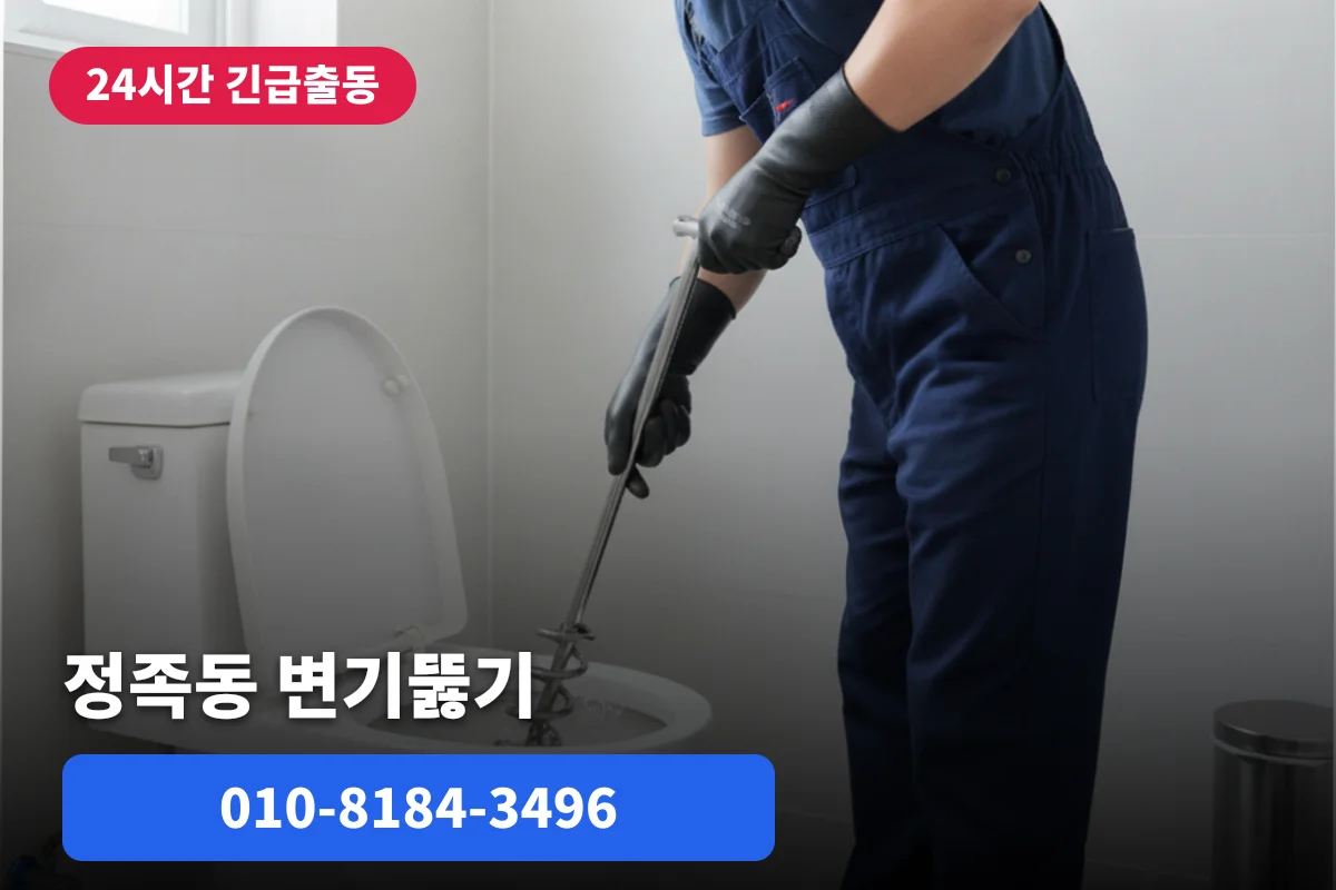 정족동 변기뚫기 원룸 변기막힘