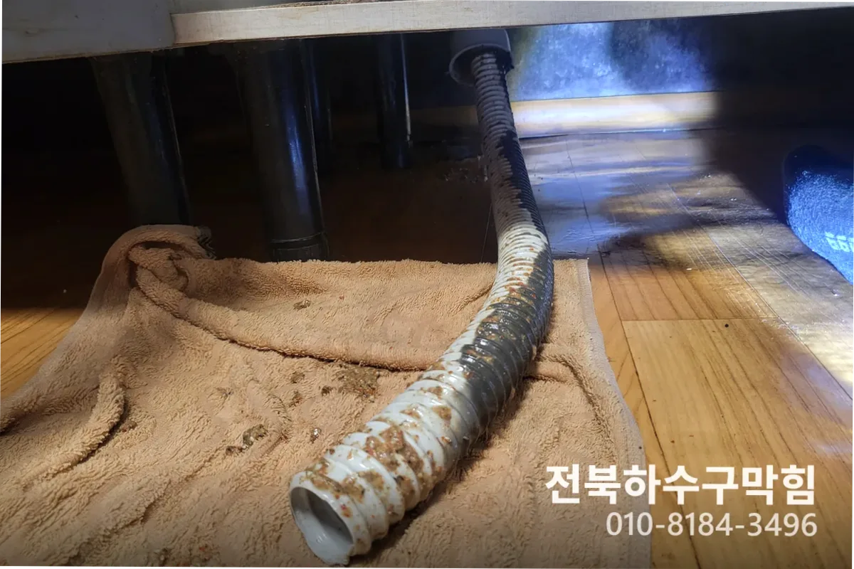 전주시 풍남동 변기막힘 작업 전 배관 상태 진단 (풍남동변기물안내려감)
