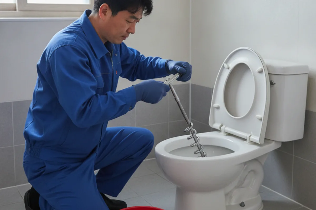 정읍시 변기막힘 화장실변기냄새 작업 전 배관 상태 진단 (24시)